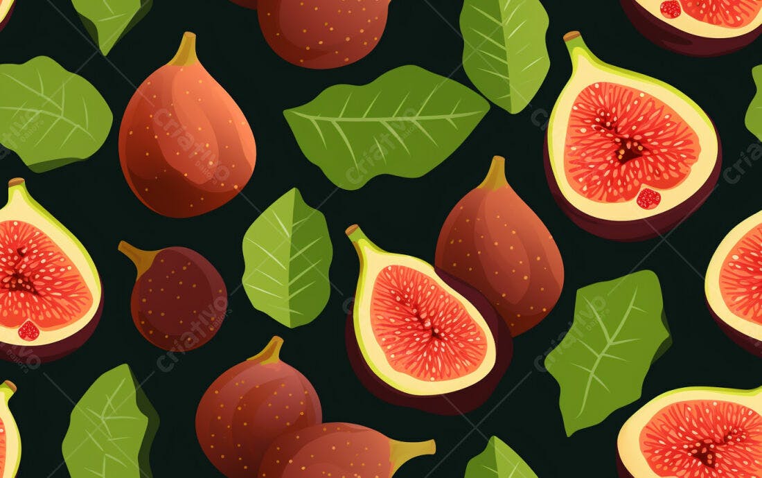 Textura Figos Vermelhos para Fundo