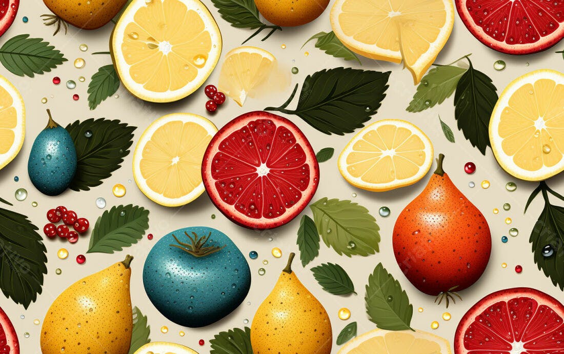 Textura frutas cítricas vibrantes para fundo