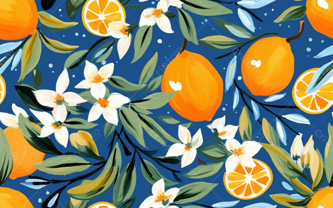 Textura floral laranjas fundo papel parede