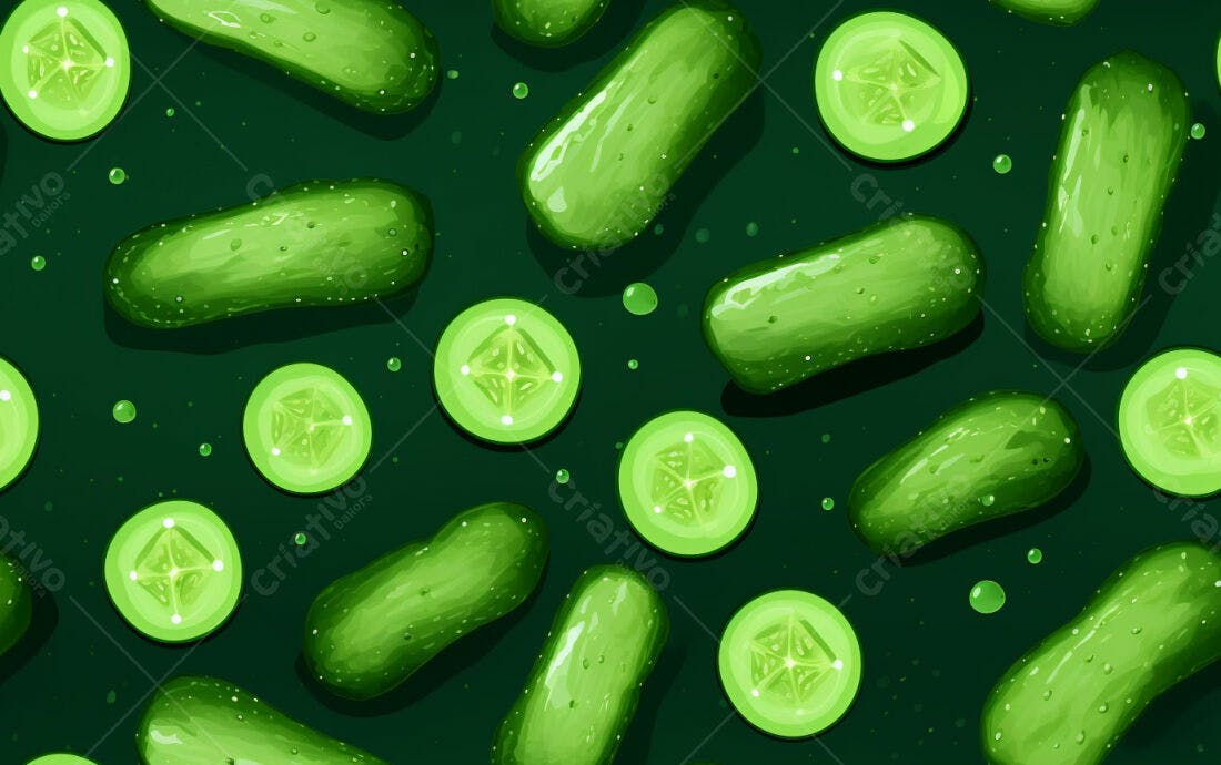Textura Pepino Fresco para Fundo