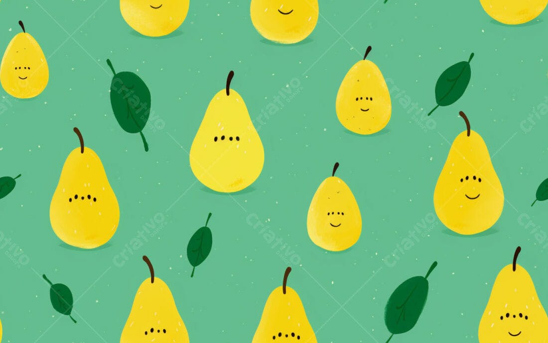 Textura Frutas Pera Amarela para Fundo
