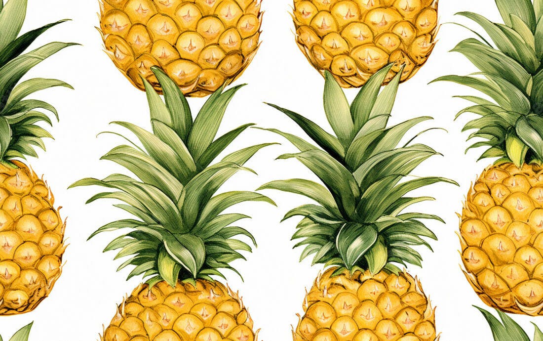 Textura abacaxi tropical para fundo