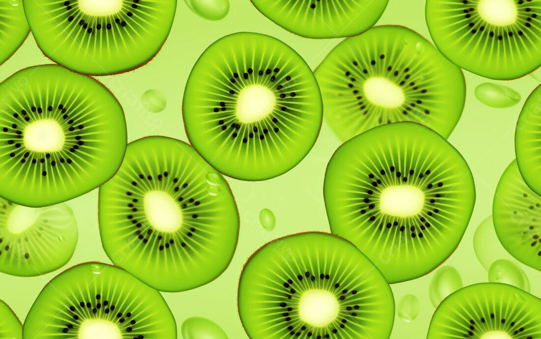 Textura Kiwi fatiado para fundo