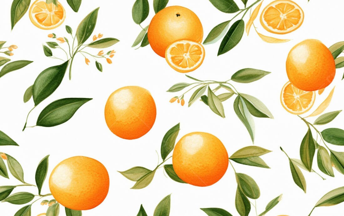 Textura Frutas Cítricas Laranjas para Papel de Parede