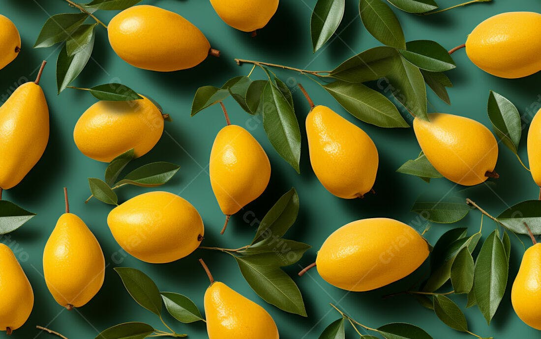 Textura Frutas Amarelas para Fundo