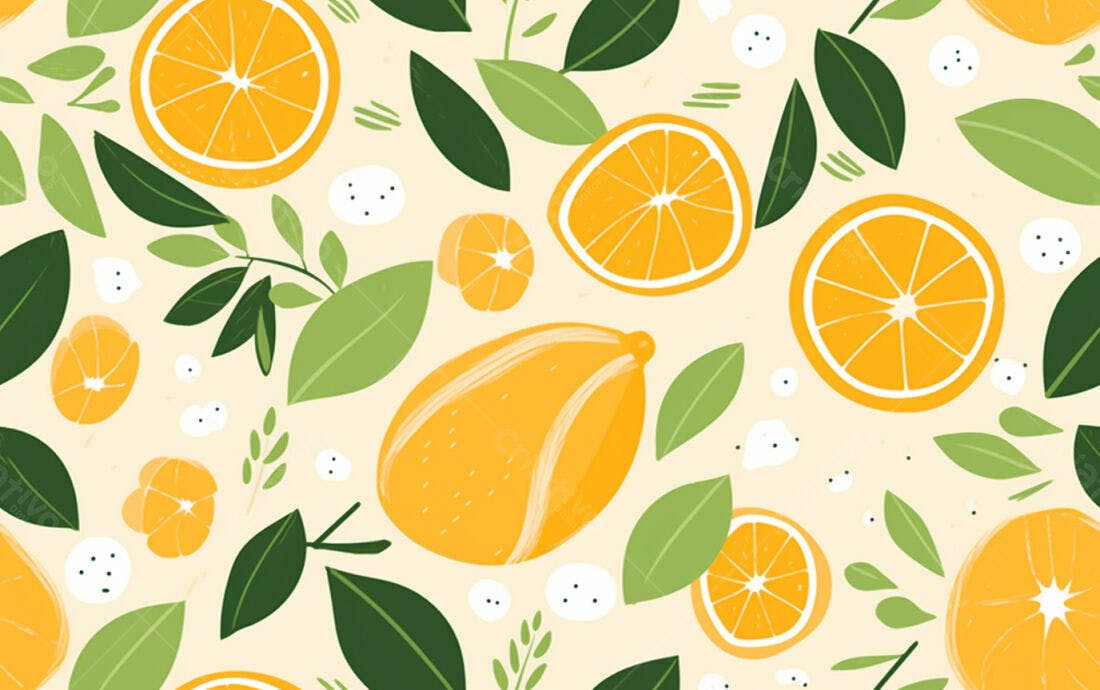 Textura Frutas Cítricas para Fundo