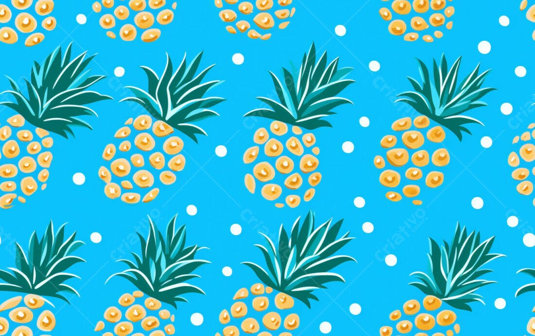 Textura Abacaxi Tropical para Fundo