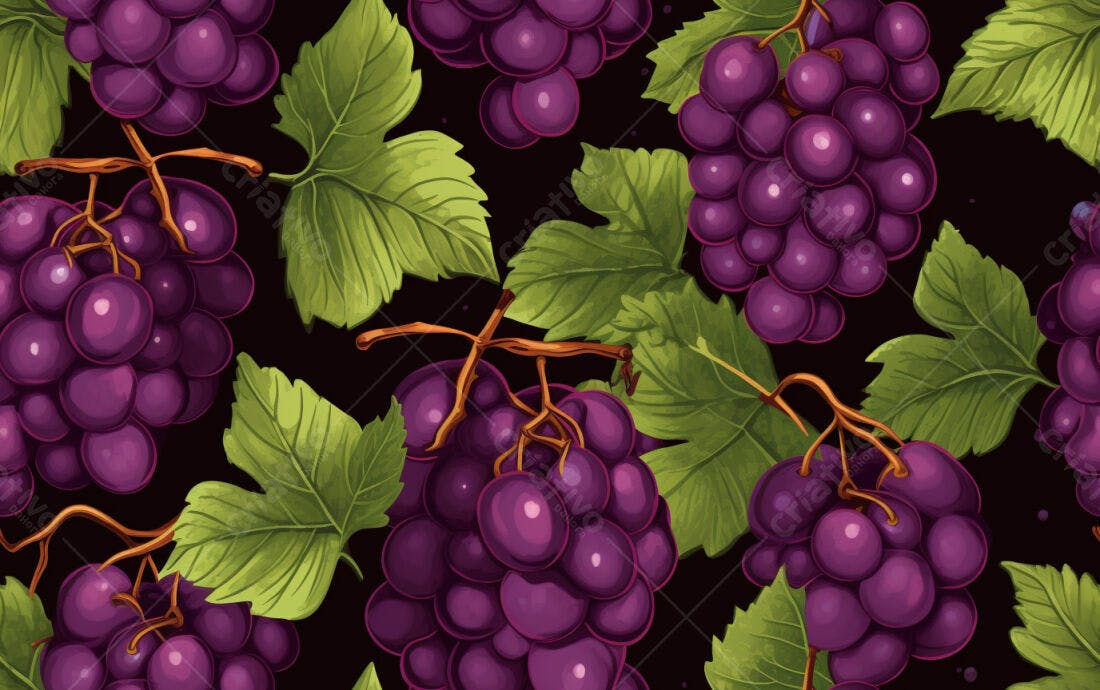 Textura Uvas Roxas para Fundo e Papel de Parede