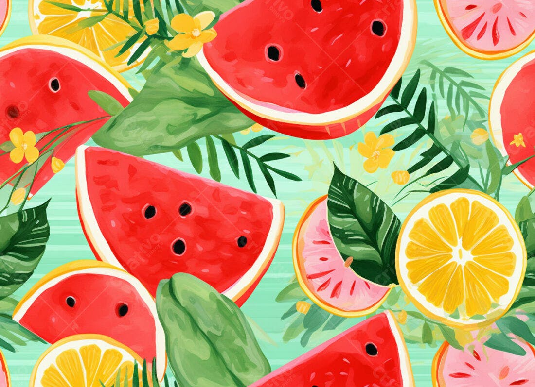 Textura frutas tropicais para fundo verão