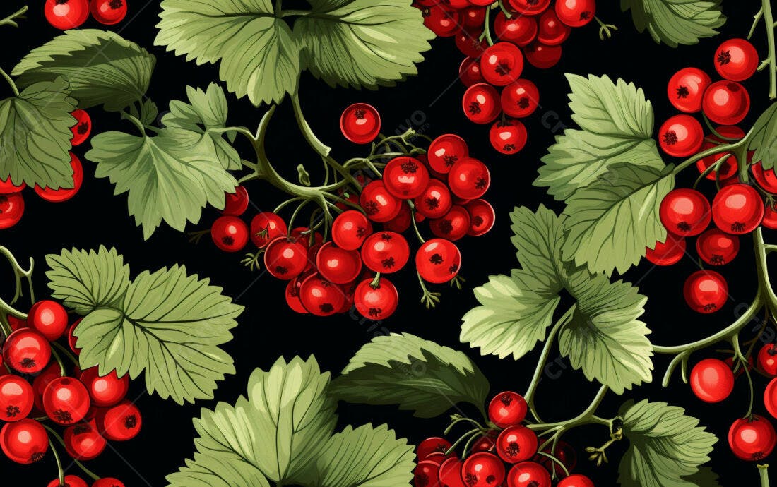 Textura Frutas Vermelhas para Fundo