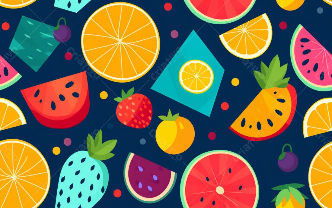 Textura frutas tropicais coloridas para fundo