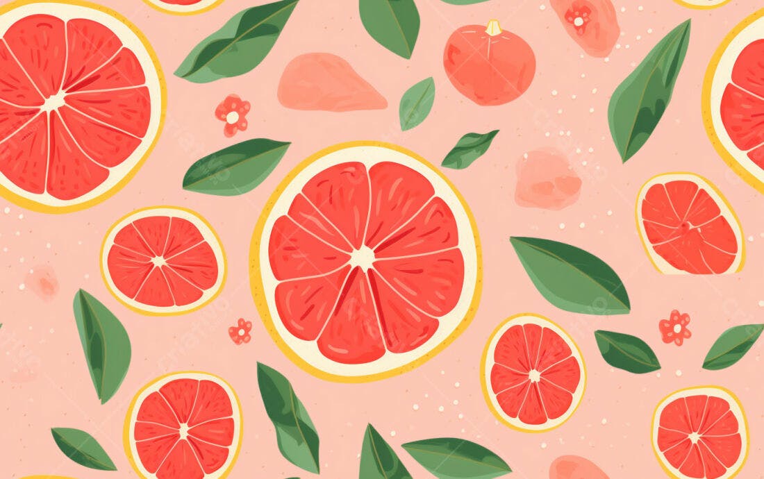 Textura Frutas Cítrica para Fundo