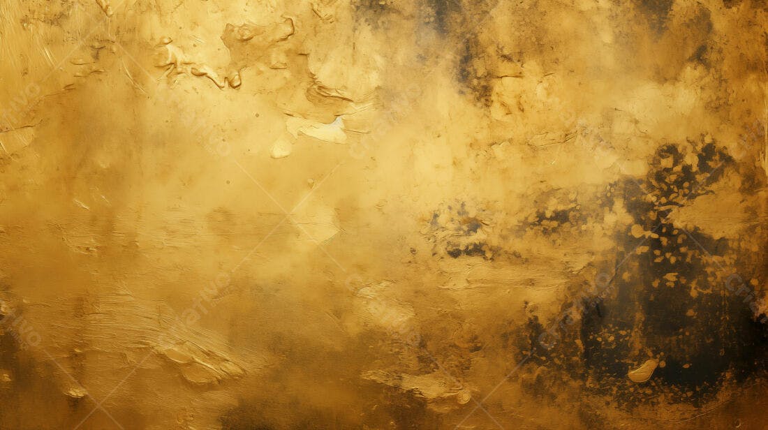 Textura metálica dourada envelhecida para fundo