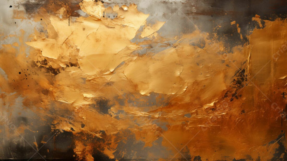 Textura metálica dourada para fundo abstrato