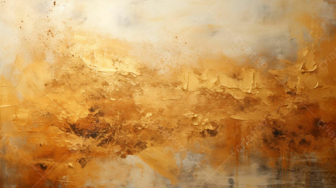 Textura Abstrata Dourada para Fundo