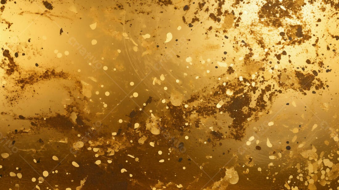 Textura metálica dourada envelhecida para fundo