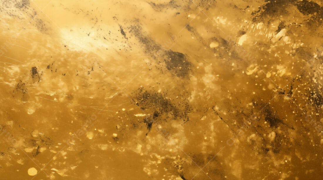 Textura metálica dourada envelhecida para fundo