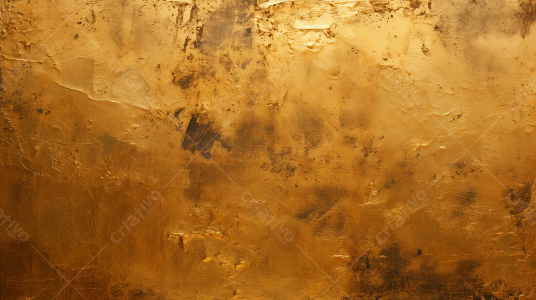 Textura Metal Dourado Envelhecido para Fundo