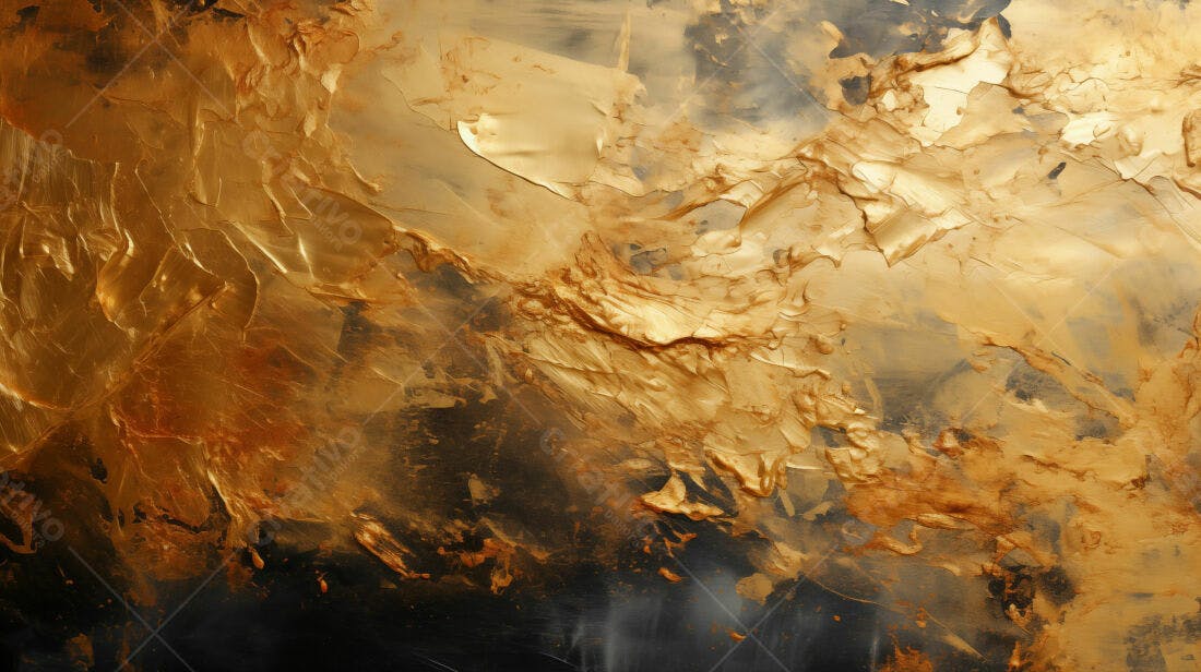 Textura ouro e preto abstrata para fundo