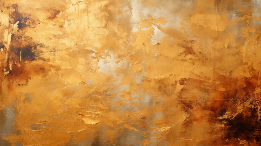 Textura Abstrata Dourada e Marrom para Fundo