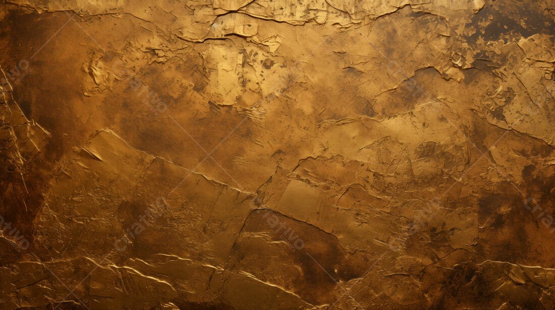 Textura Metal Dourada Envelhecida para Fundo