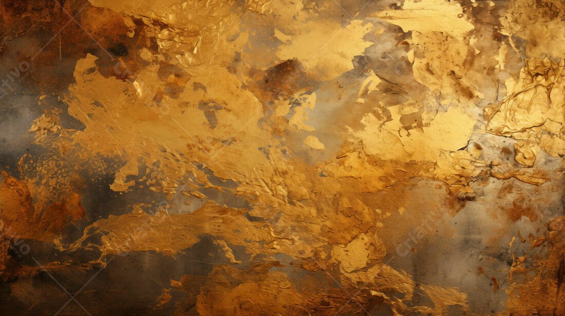 Textura metálica dourada para fundo abstrato