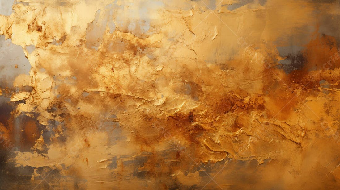 Textura Dourada Abstrata para Fundo