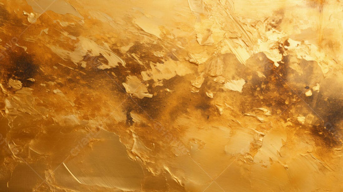 Textura dourada metálica para fundo abstrato