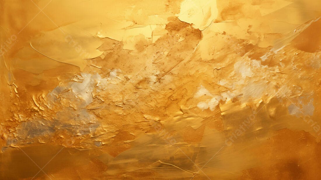 Textura metálica dourada envelhecida para fundo