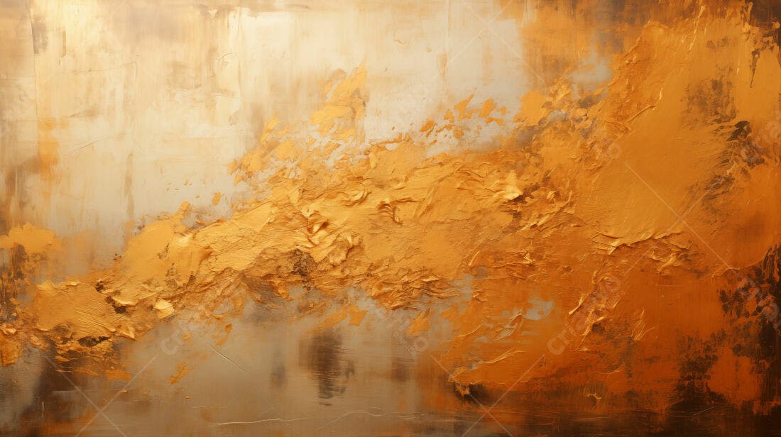 Textura Abstrata Dourada para Fundo