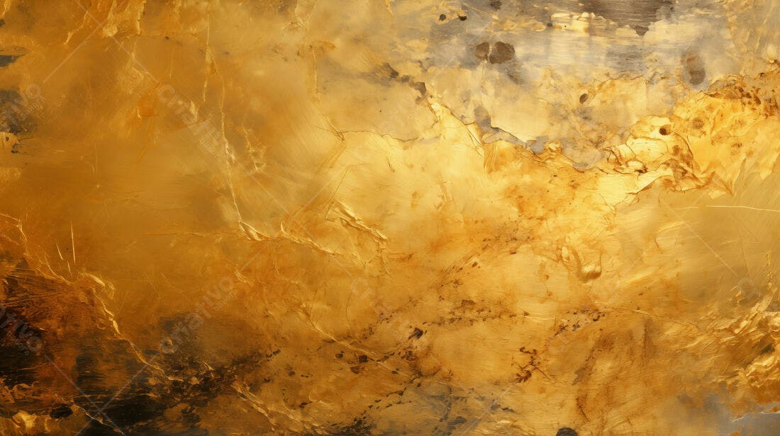 Textura metálica dourada para fundo