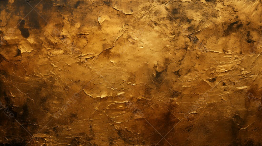 Textura metálica dourada envelhecida para fundo