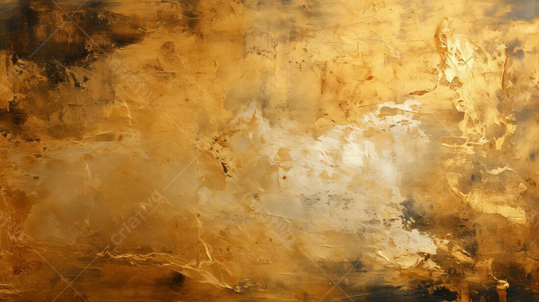 Textura Abstrata Dourada para Fundo