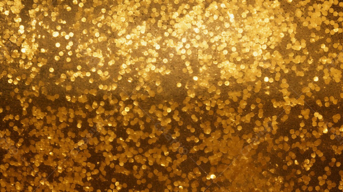 Textura Glitter Dourado para Fundo Festivo