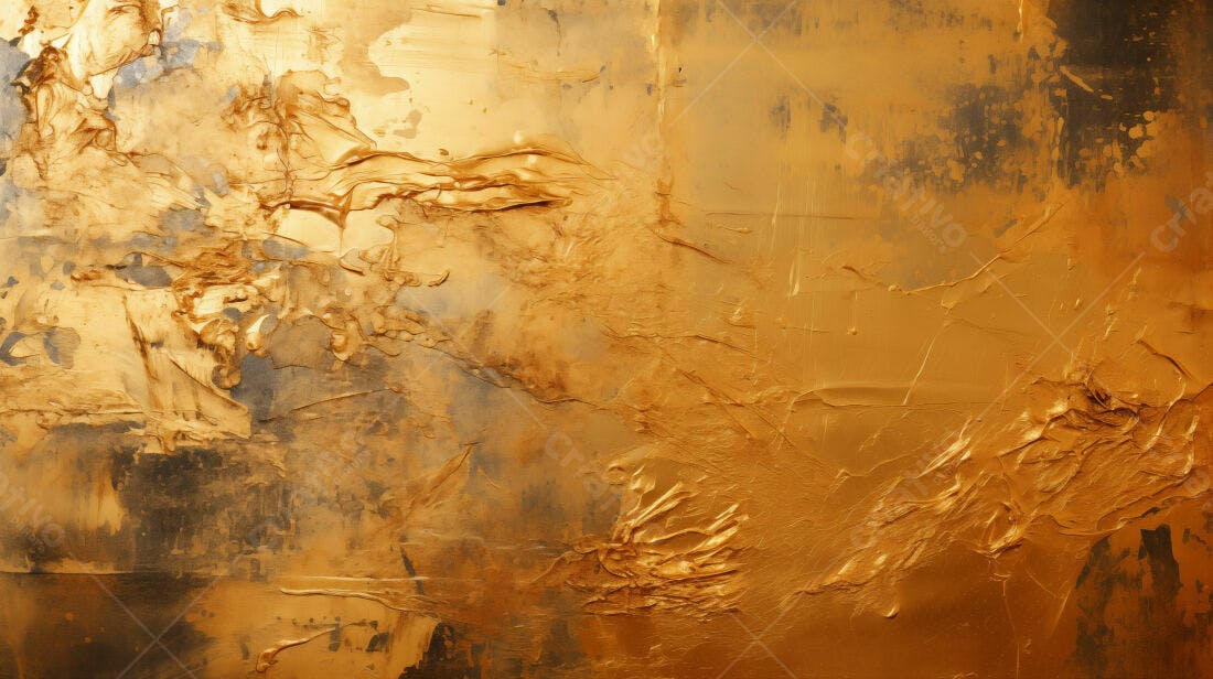 Textura Dourada Abstrata para Fundo