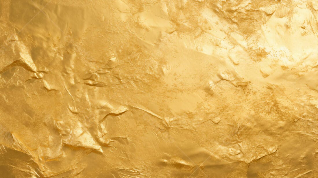 Textura ouro amassado para fundo