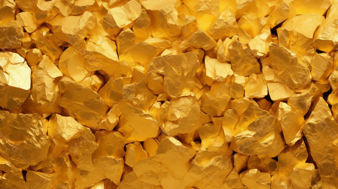 Textura Ouro Bruto para Fundo 3D