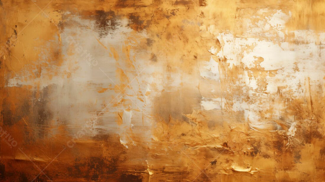 Textura Abstrata Dourada e Prata para Fundo