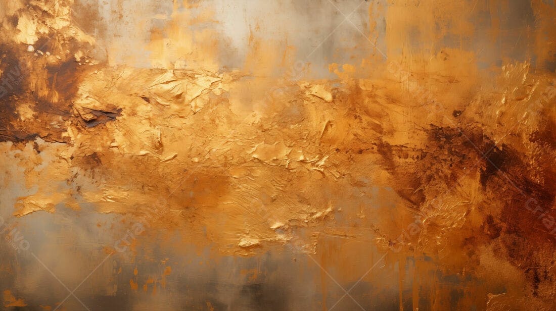 Textura Dourada Abstrata para Fundo