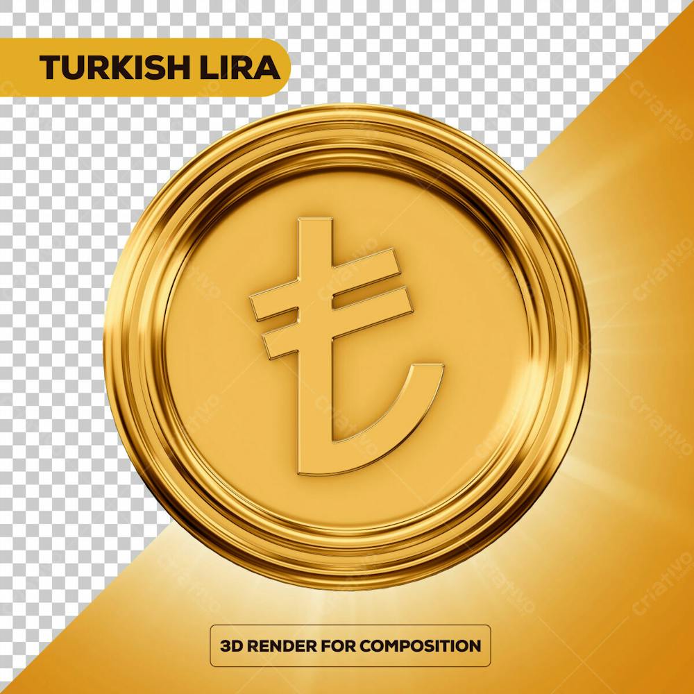 Lira Turca Moeda De Ouro Lira Turca, Símbolo