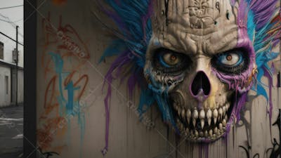 Graffiti Background And Texture