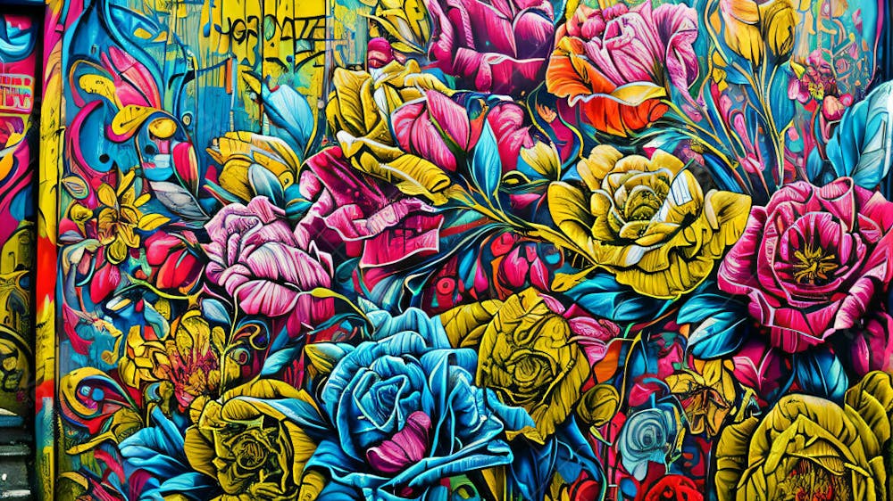 Graffiti Background And Texture