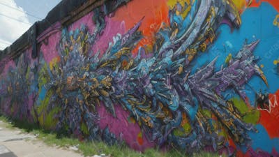 Graffiti Background And Texture