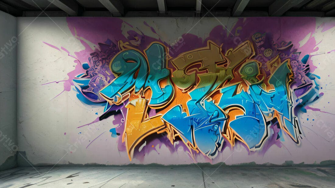 Textura Grafite Abstrato Colorido para Fundo