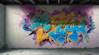 Graffiti Background And Texture