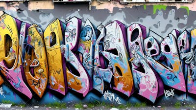 Graffiti Background And Texture