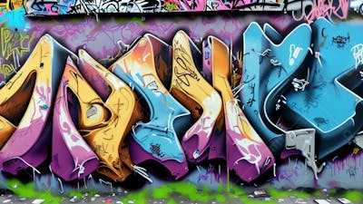 Graffiti Background And Texture