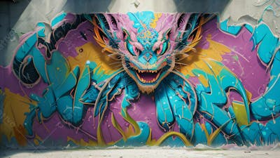 Graffiti Background And Texture