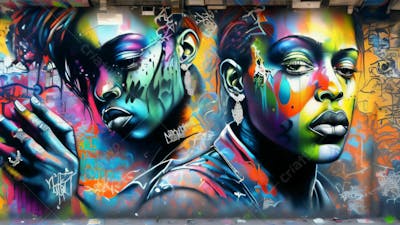 Graffiti Background And Texture