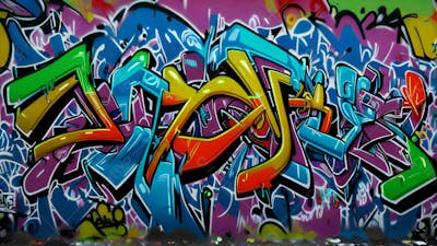 Graffiti Background And Texture